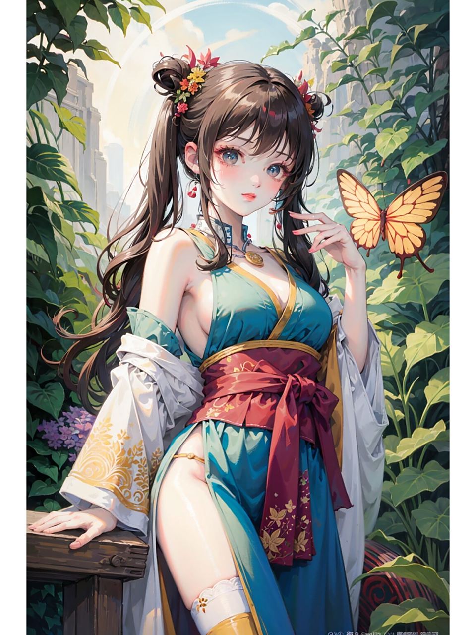 汉服国风二次元 少女头像