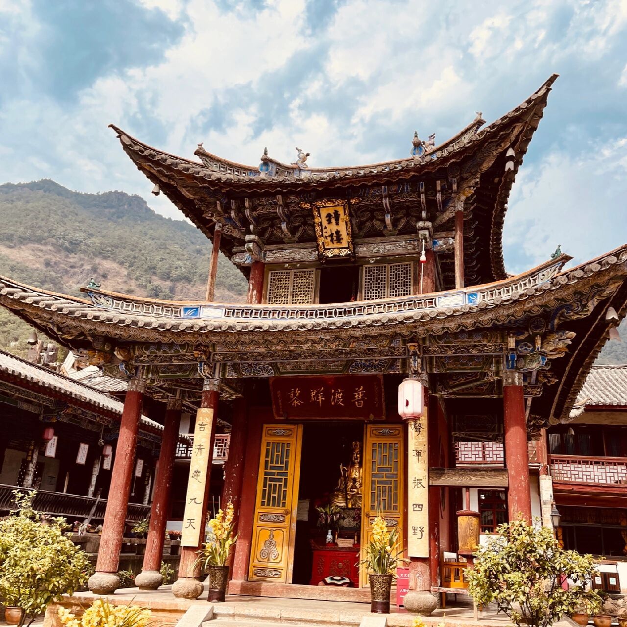 西南游214:大理宾川"鸡足山三大寺"之祝圣寺  :一个人一部车两万里八