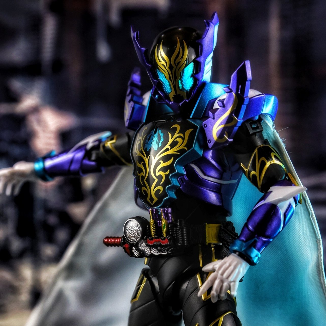 shf 假面骑士prime rogue 鳄霸 将披风换成了可动布 渣拍