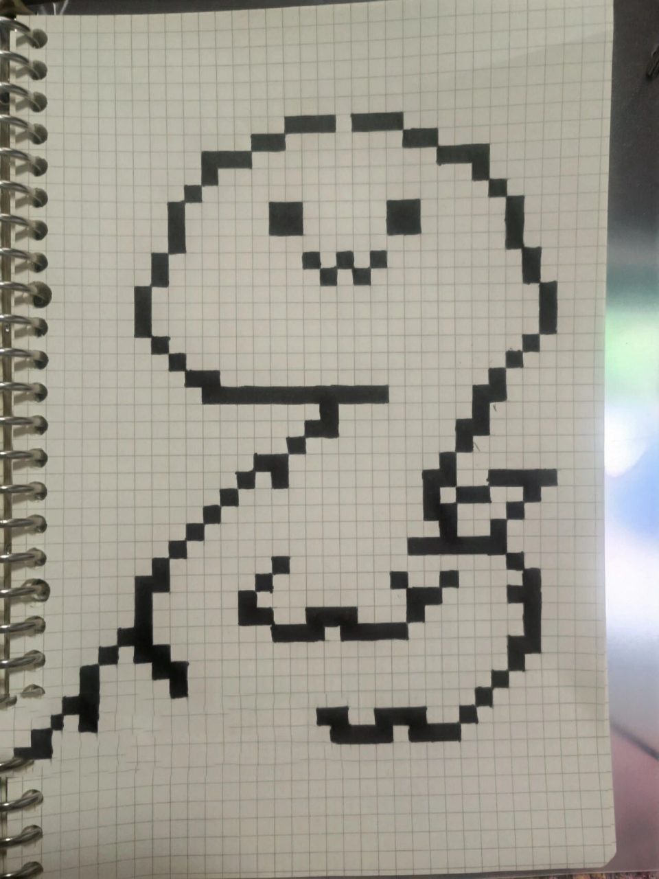 94像素画74   十二生肖系列-蛇97      b5网格本子