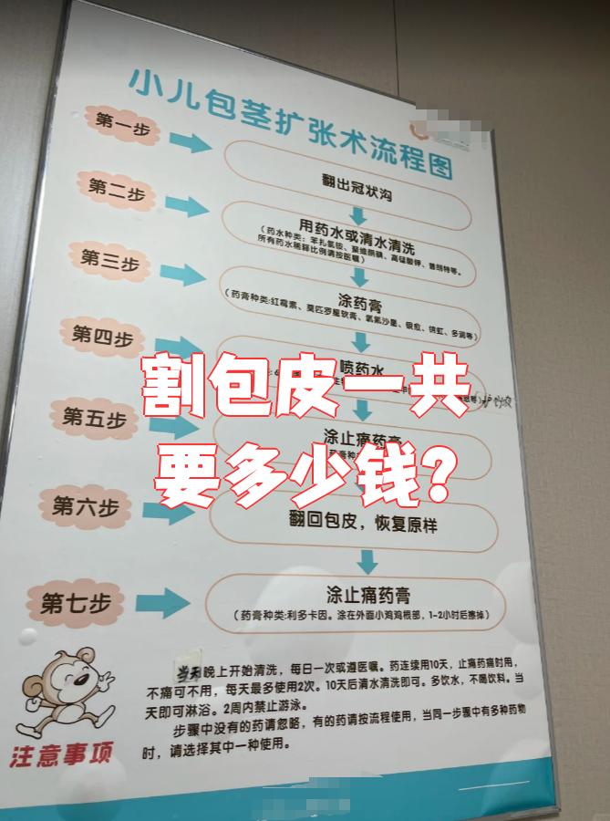 割包皮一共要多少钱?