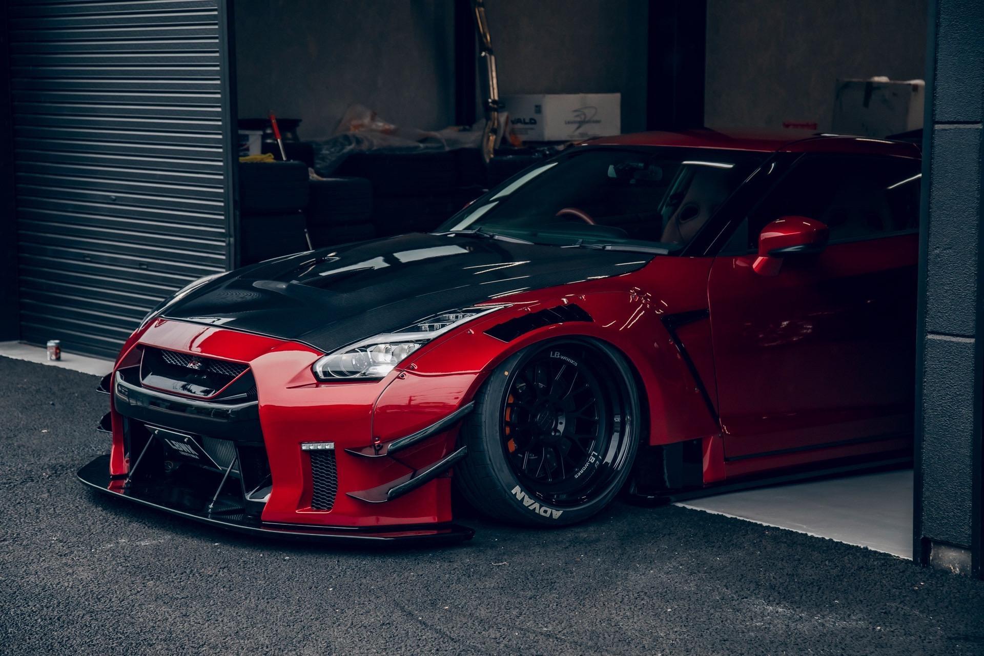 nissan gtr  r35.帅就完了