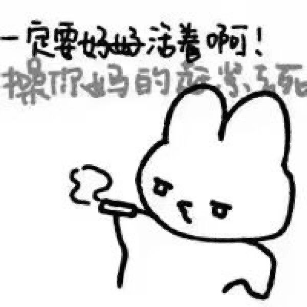 素质极差兔兔表情包来咯