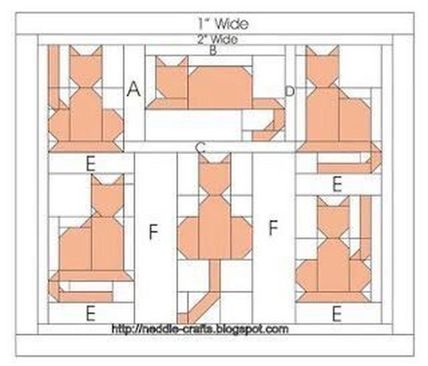 猫92拼布图纸 分享创意与灵感