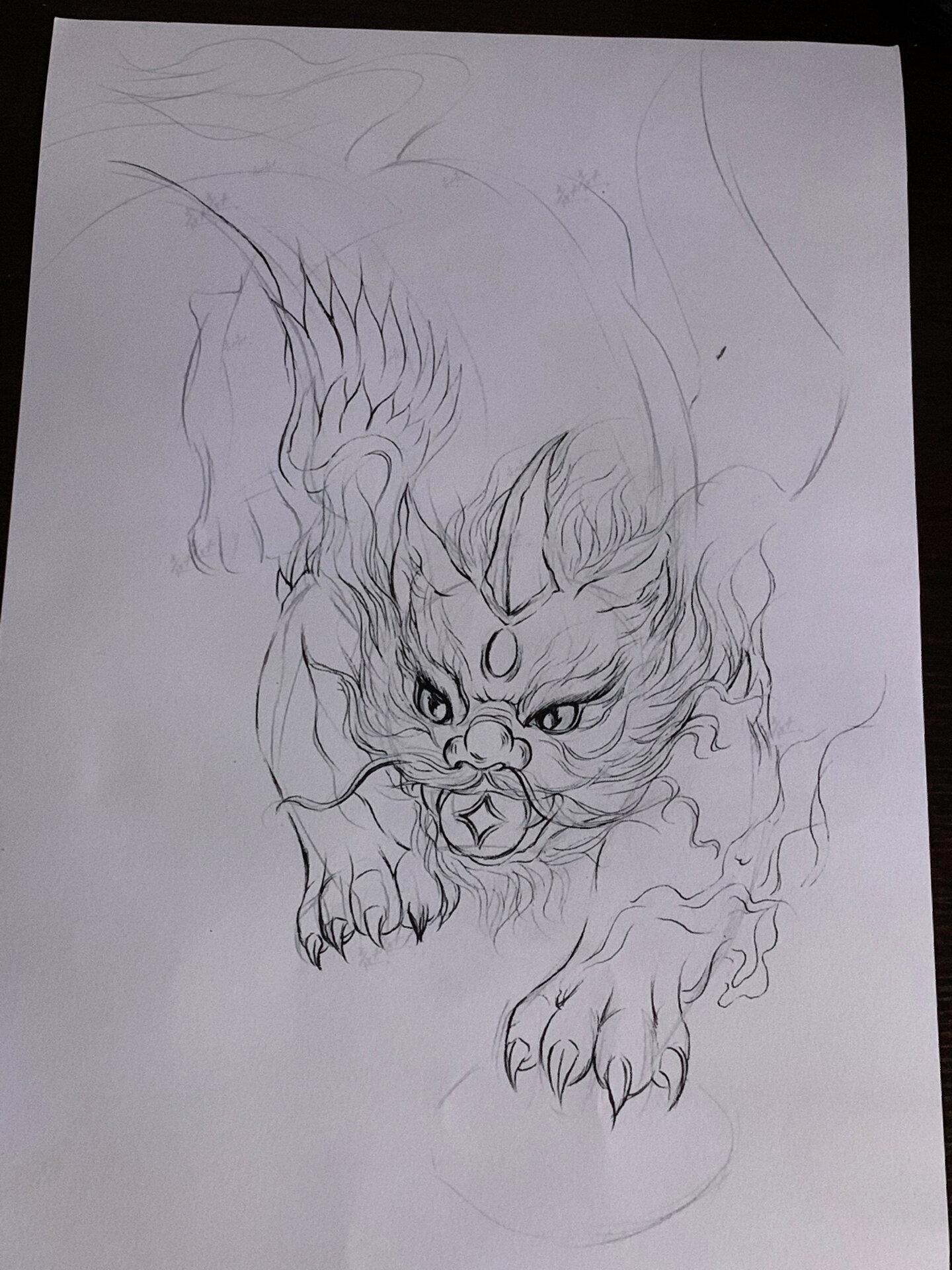 山海经手绘 貔貅