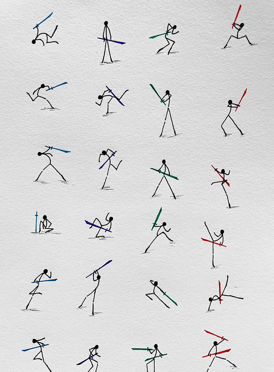 火柴人基础动作教程 火柴人基础动作教程!