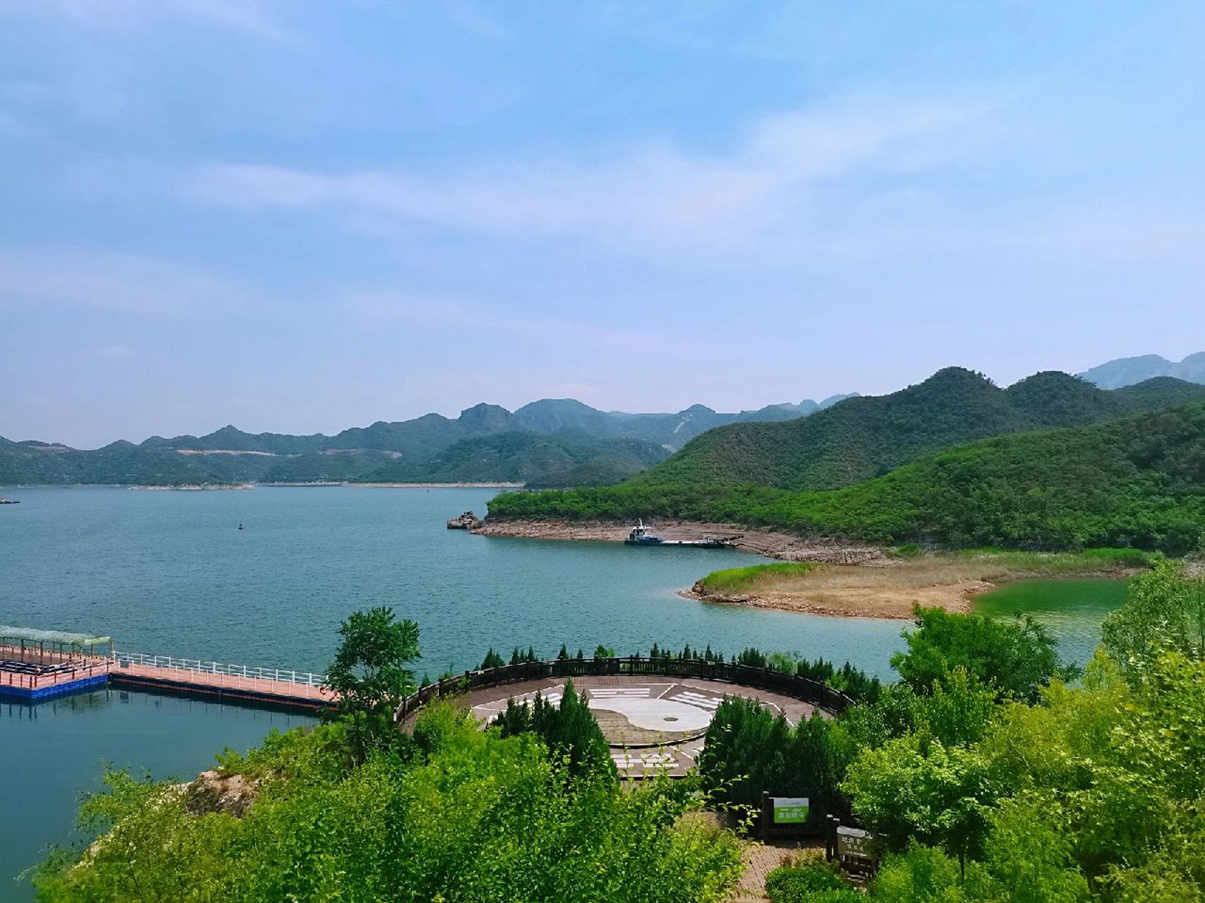 保定周边自驾一日游 北方小桂林易水湖景区 因为河北高考的原因,中