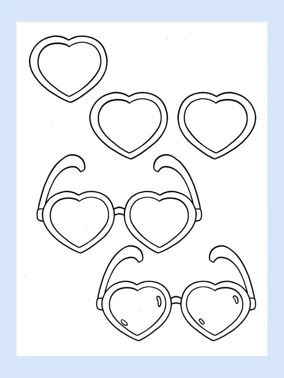 简笔画|日常用品|眼镜21/30 👓👓👓