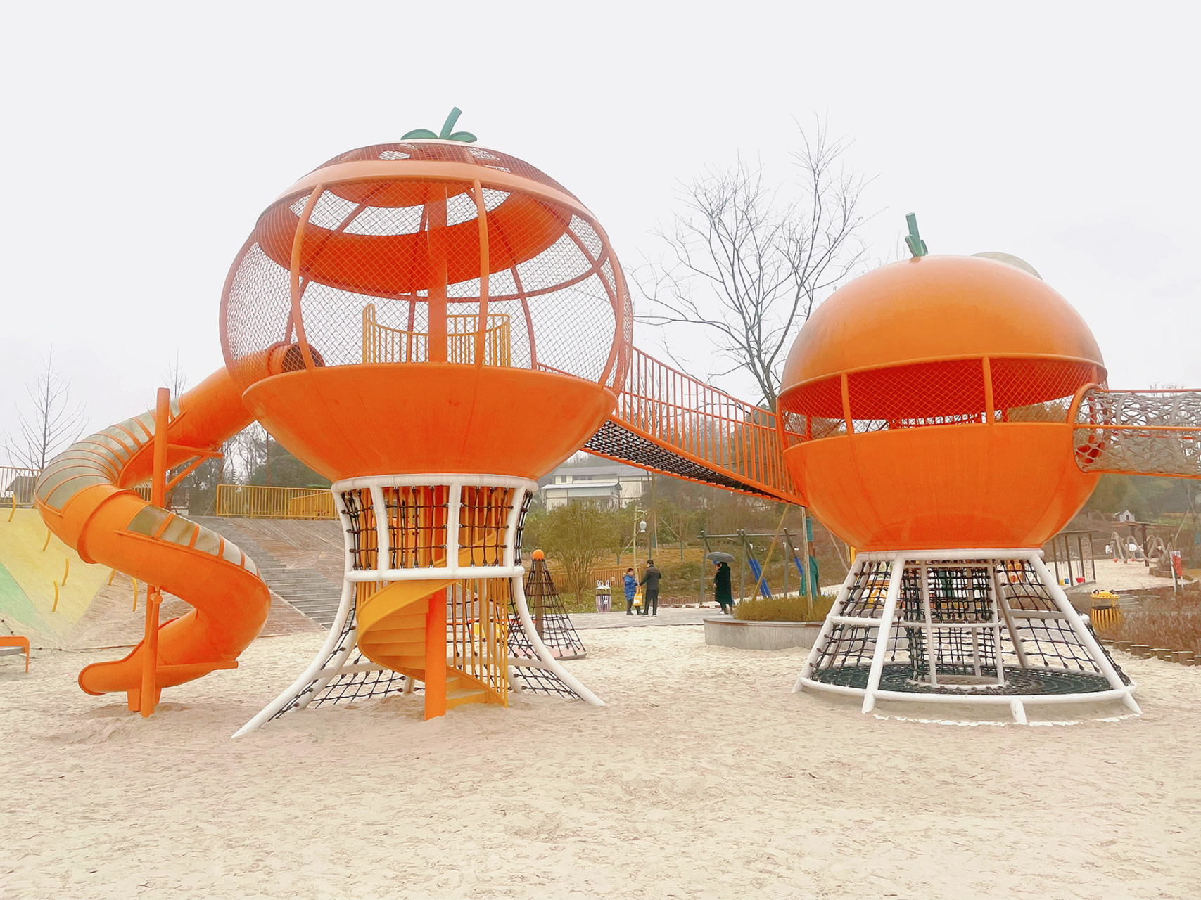 超大免费游乐场|08长寿慢城 长寿人民的福音来啦 慢城修建了超大的