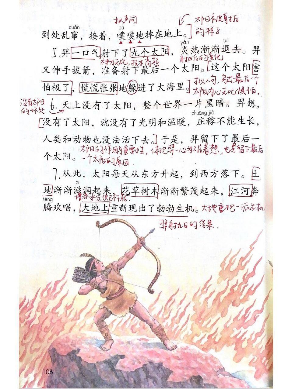 二下语文|第24课《羿射九日》