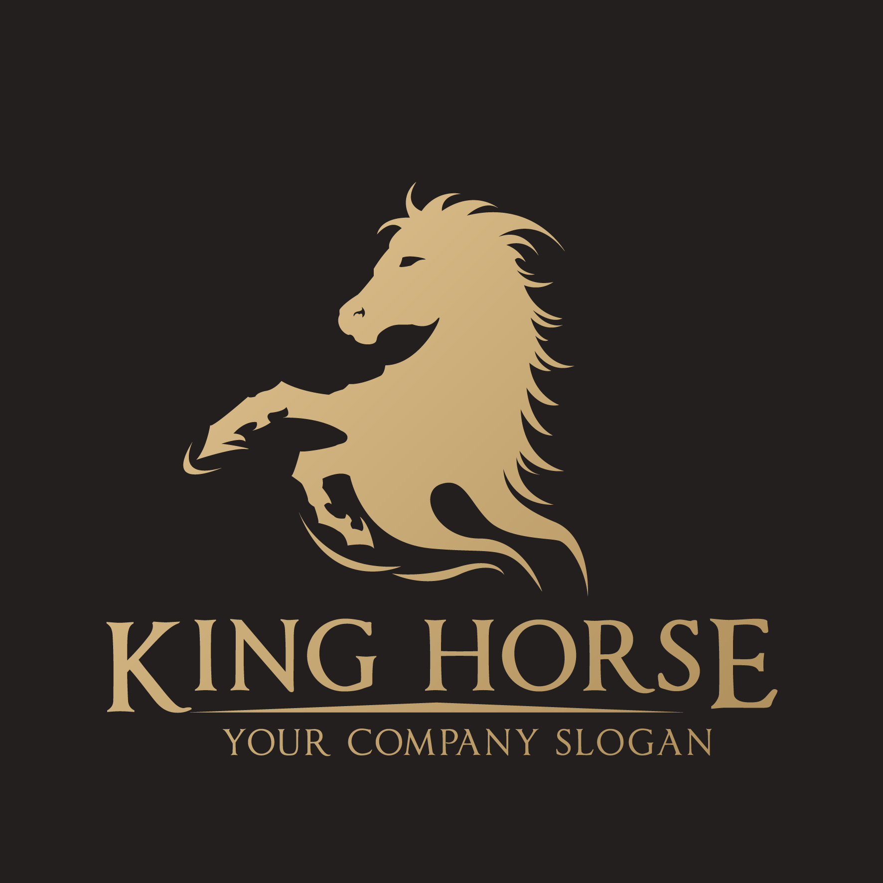 骏马元素logo设计集合