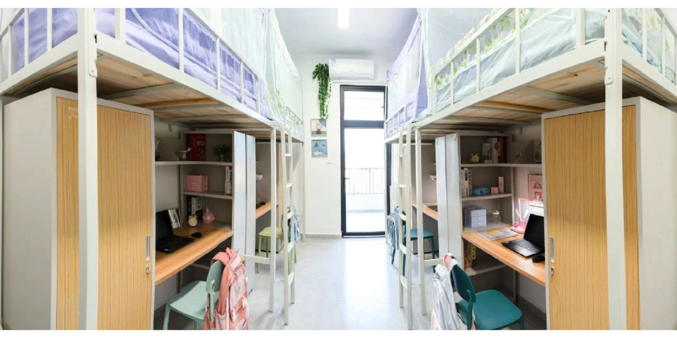 桂林信息科技学院宿舍 桂林信息科技学院新校区宿舍环境 四人间上床下