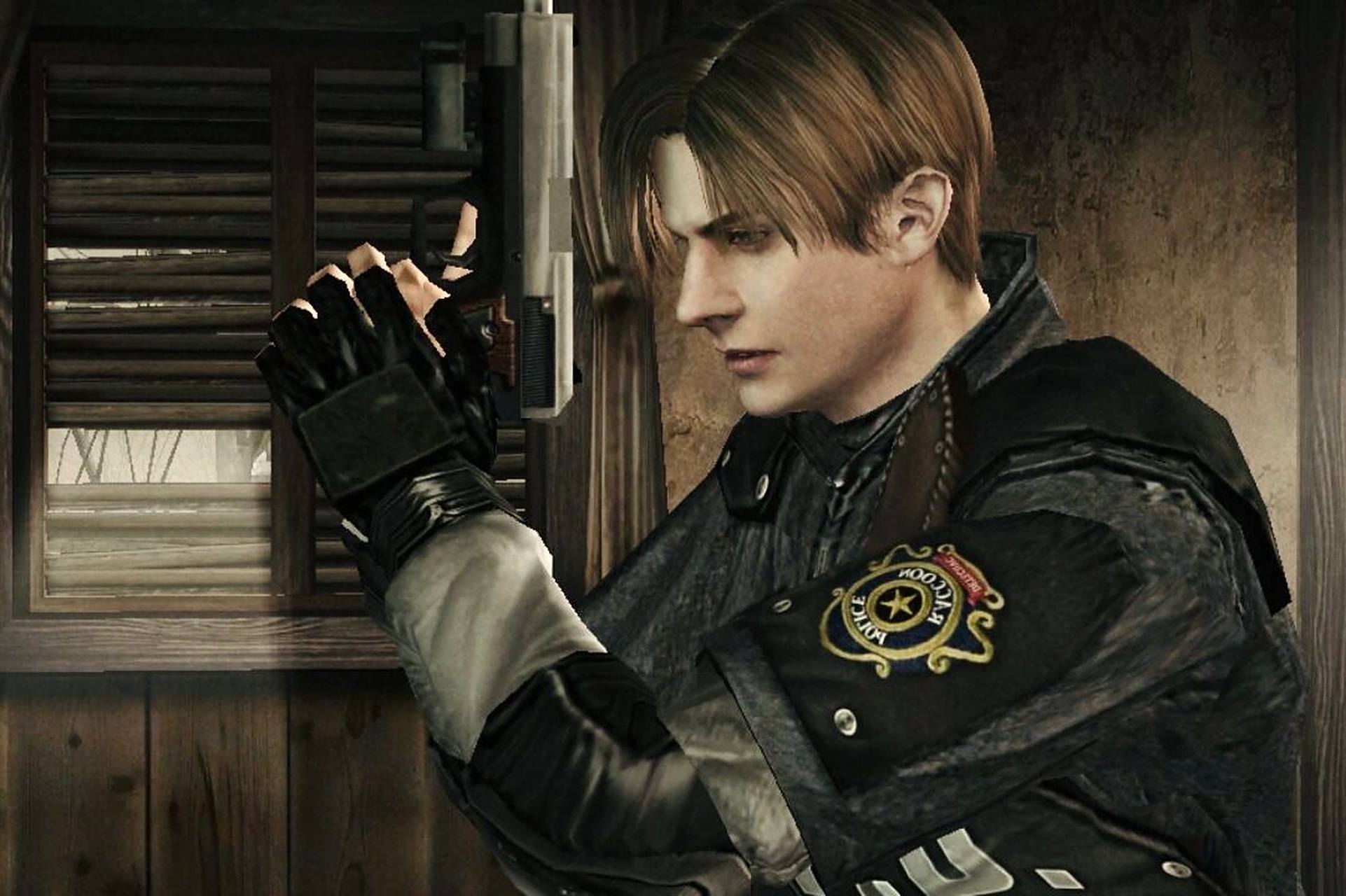 生化危机4里面的里昂真的太帅了010101