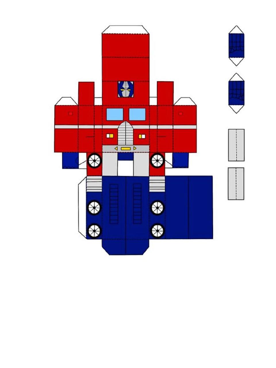 变形金刚纸模 多多点赞91,多多评论,多多收藏