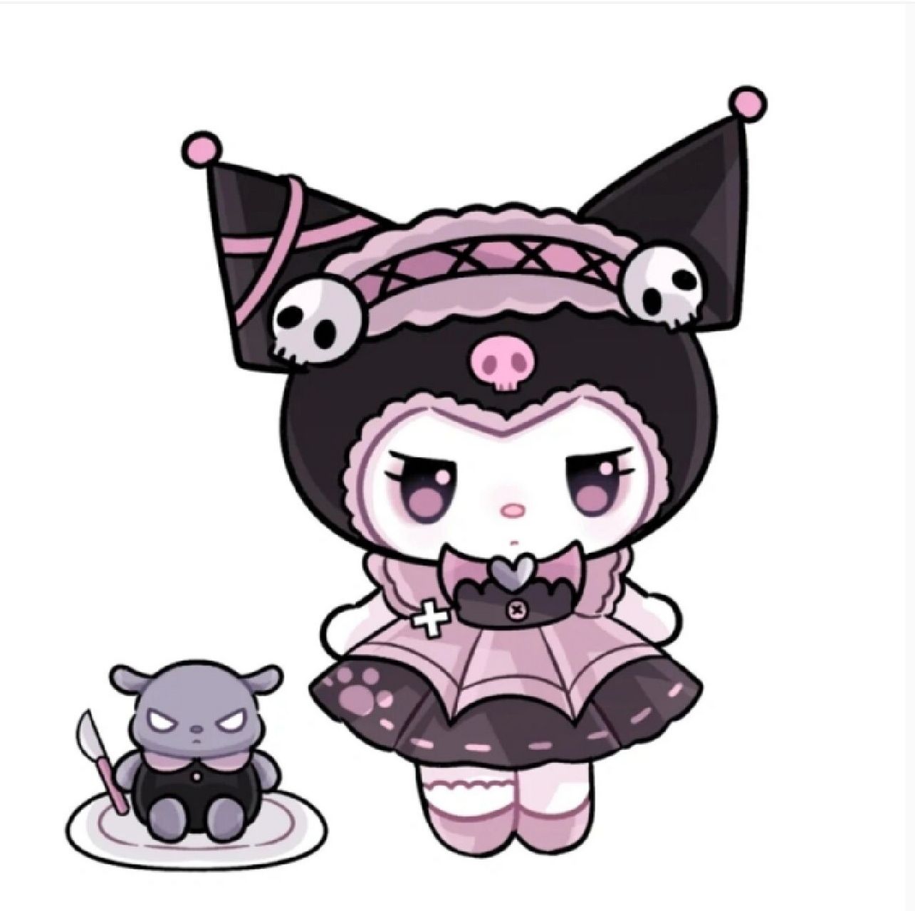 穿着裙子的少女库洛米头像 下期想要什么?快来投票