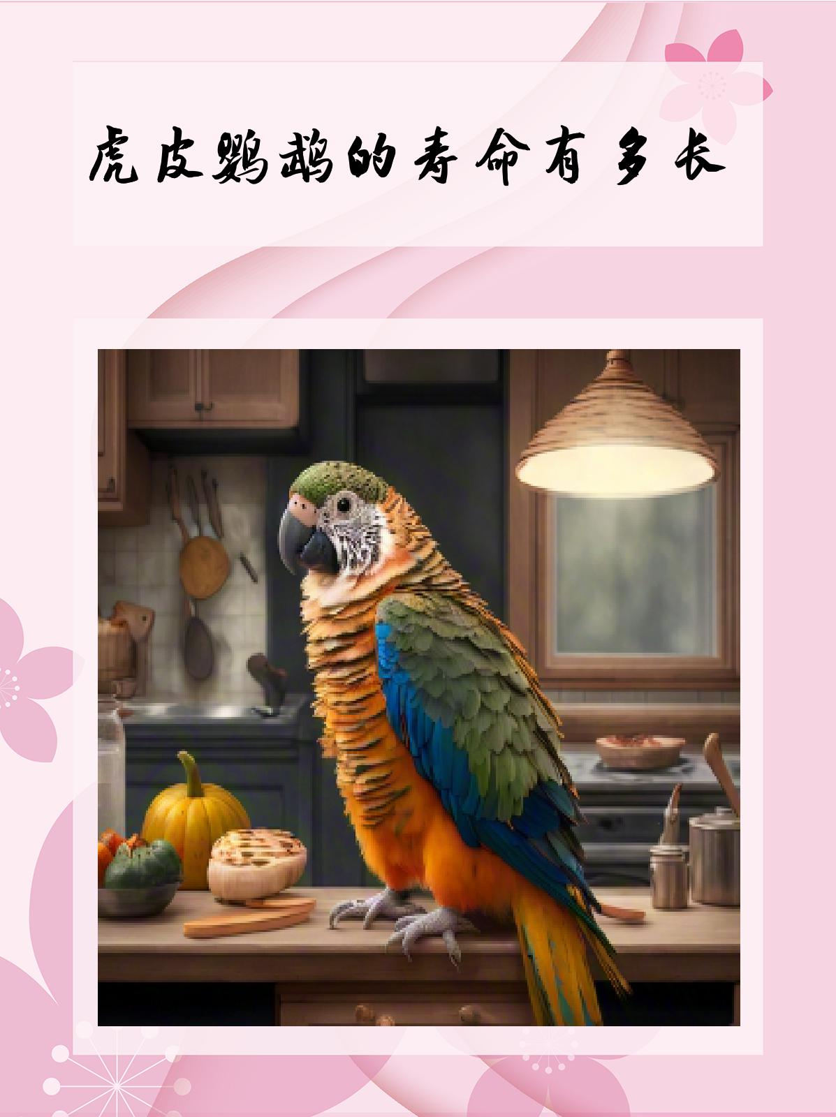 虎皮鹦鹉的寿命相对较长,但受到多种因素的影响.