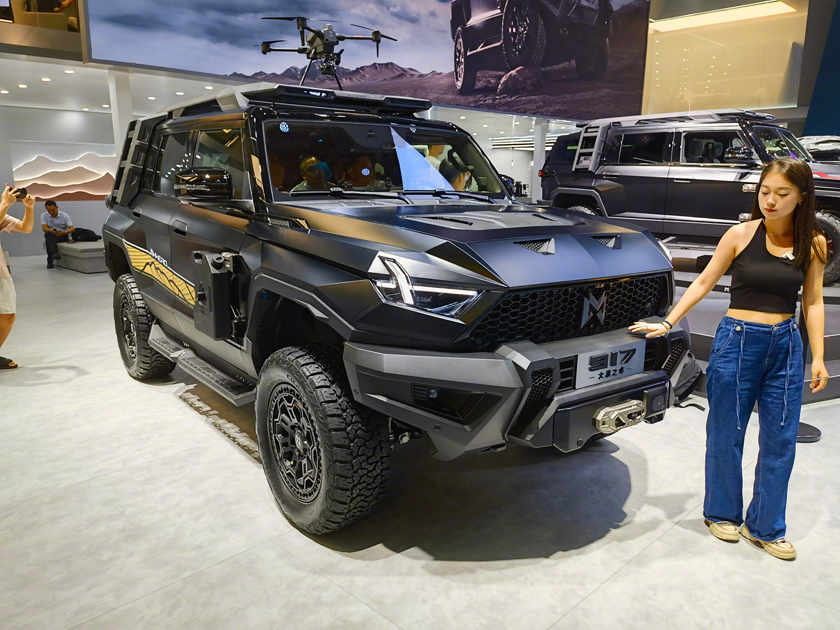 猛士917重型新能源越野车,上市.  增程版63.