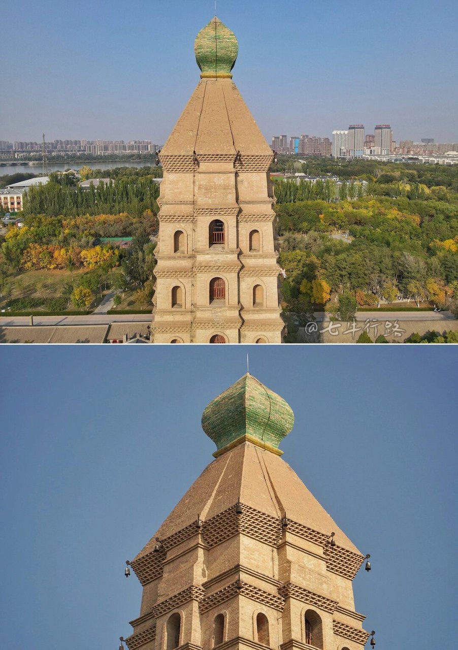 总之是你没见过的中国塔造型|宁夏银川 宁夏唯一的第一批全国重点文物