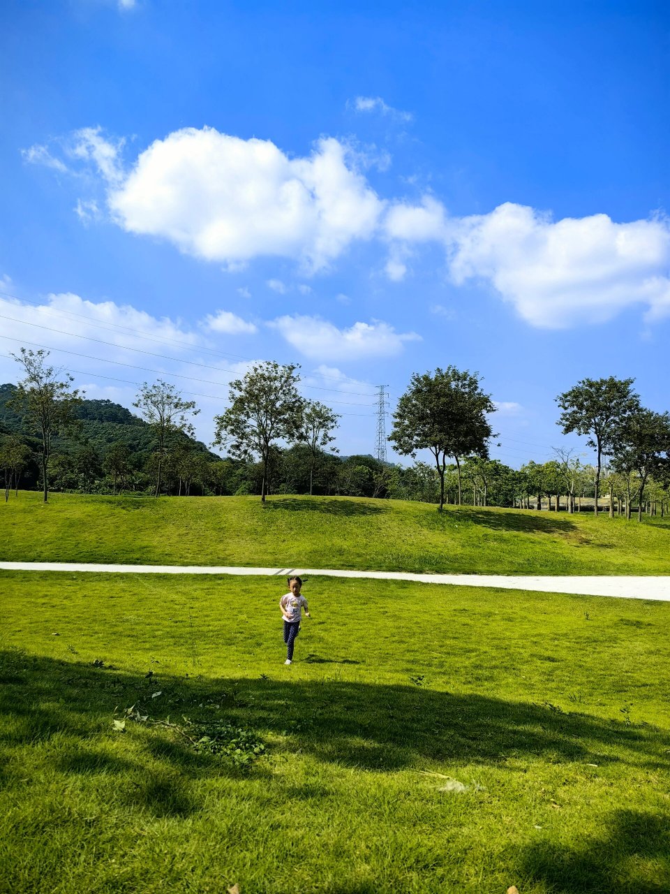 从化风云岭森林公园 大草坪,小河流,适合娃疯跑玩游戏.