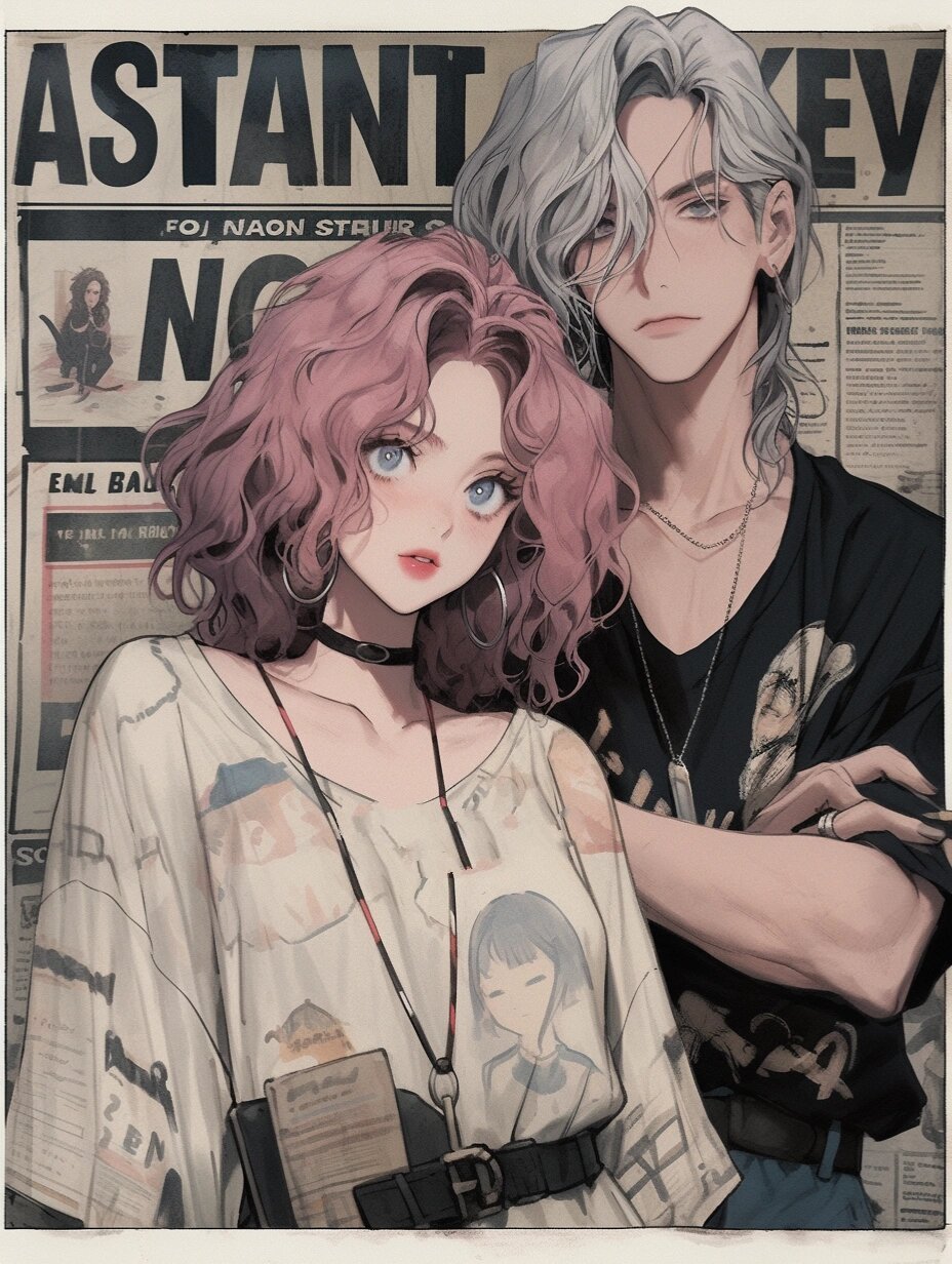 港风 旧漫 情侣 壁纸