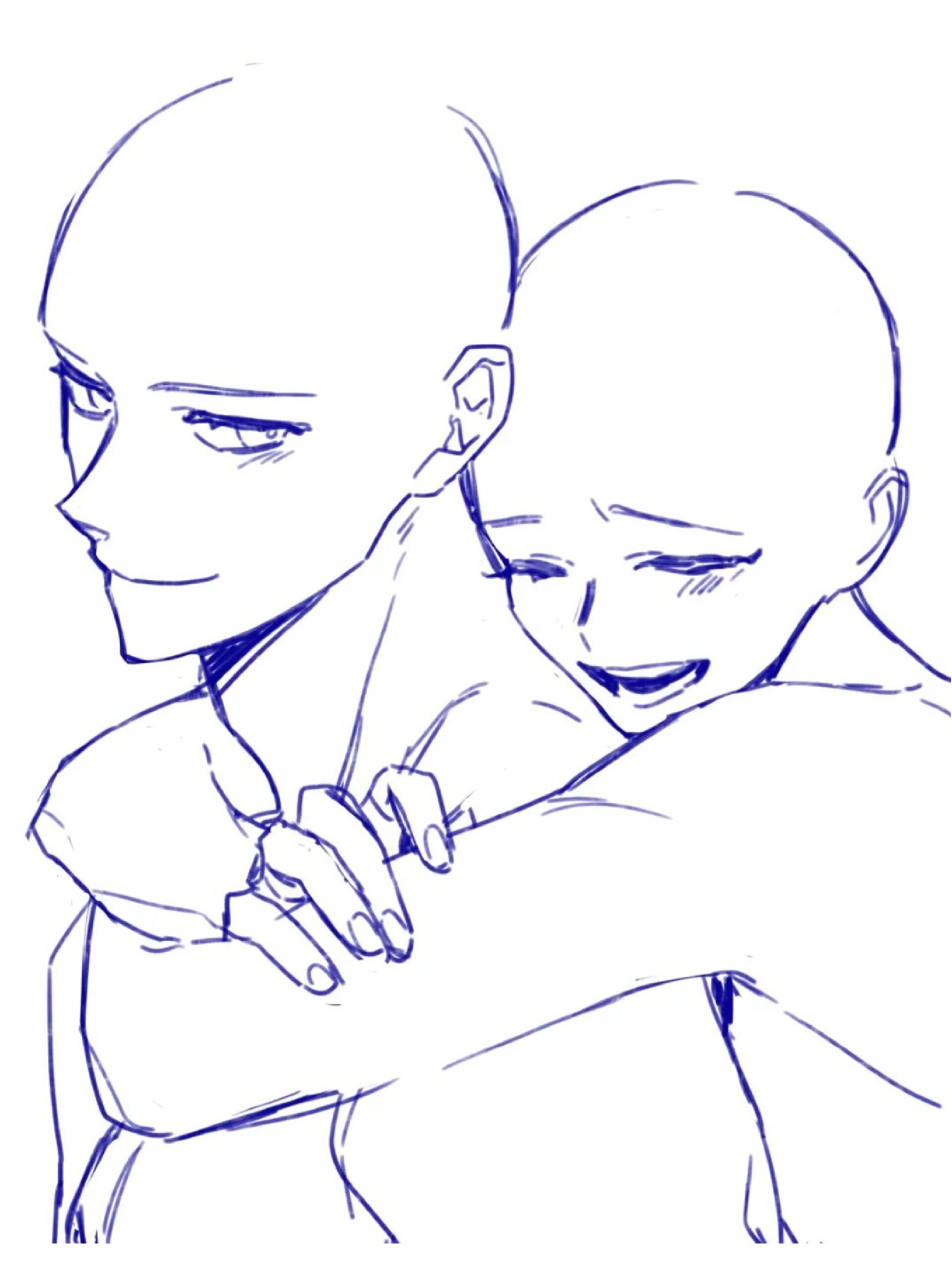 绘画素材|太好磕了吧!双人cp情侣互动模板