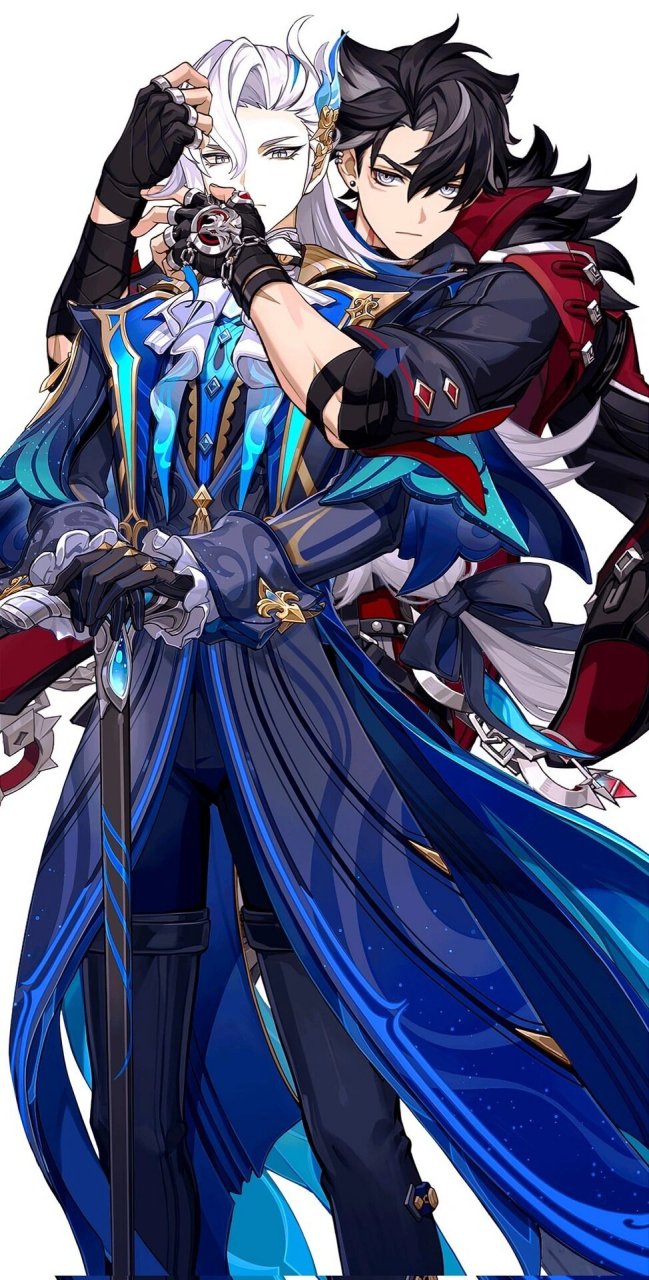 一些莱欧斯利左拥右抱的弔图 #原神创作者激励计划# #原神# #提瓦特