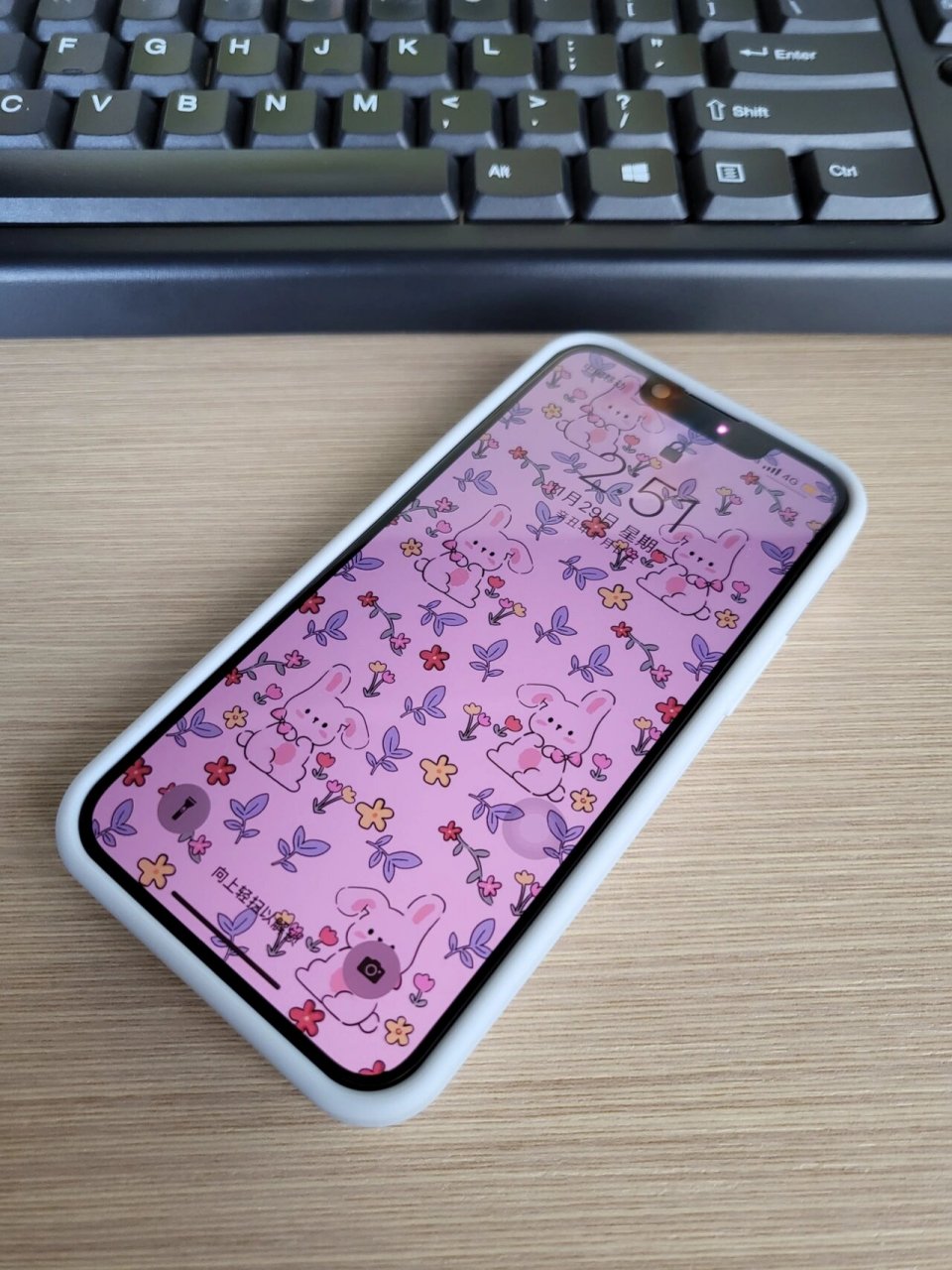 iphone13mini滑盖手机壳,最近的爱用品状态,保护镜头的同时里面还能放