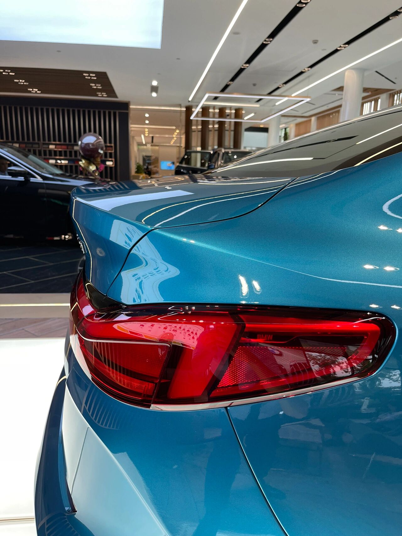 bmw 2系四门轿跑车 海岸蓝～夏天的颜色 2系四门轿跑车,海岸蓝色 无框