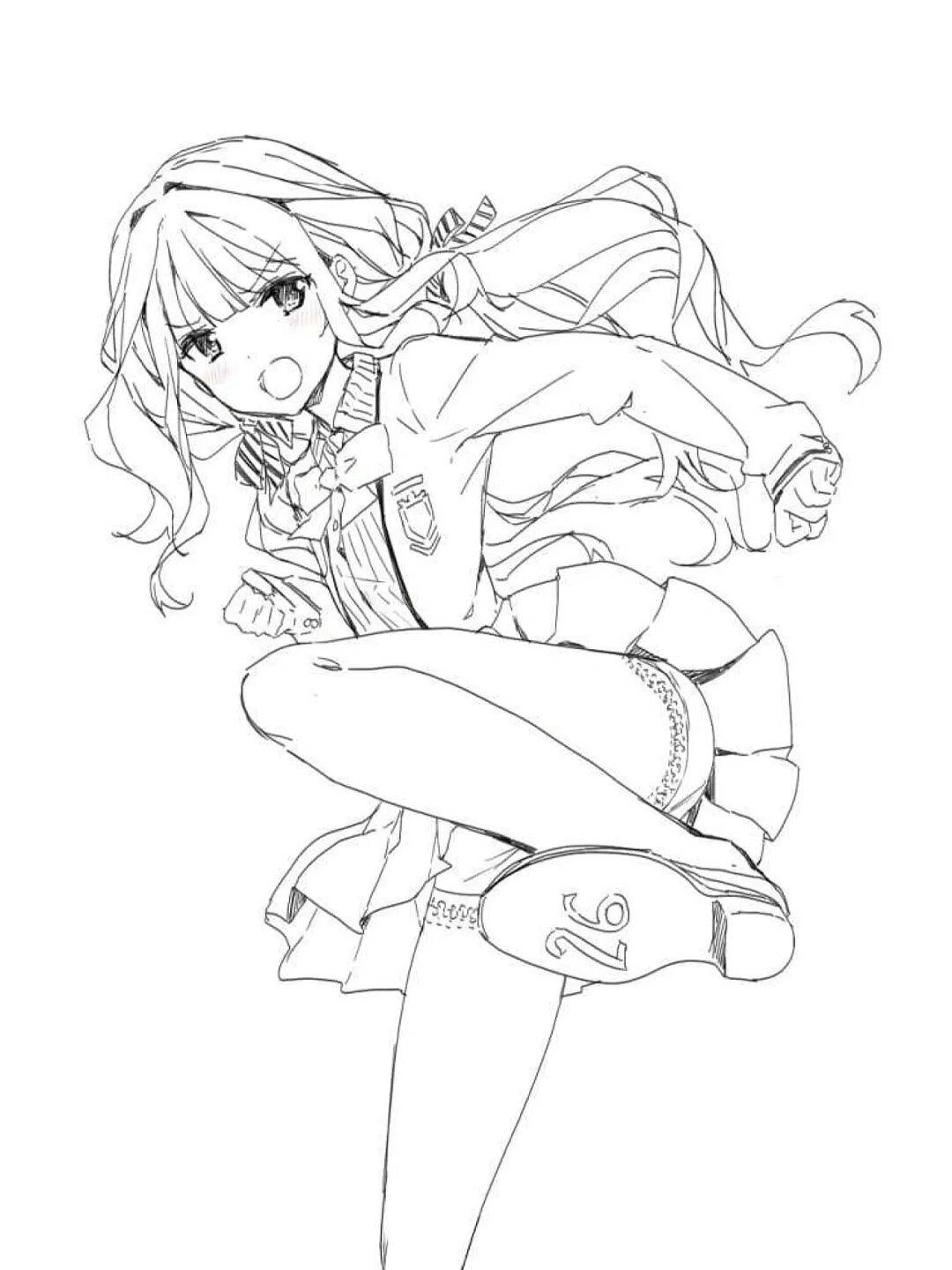 六年前我入门学原画时临摹的原画线稿