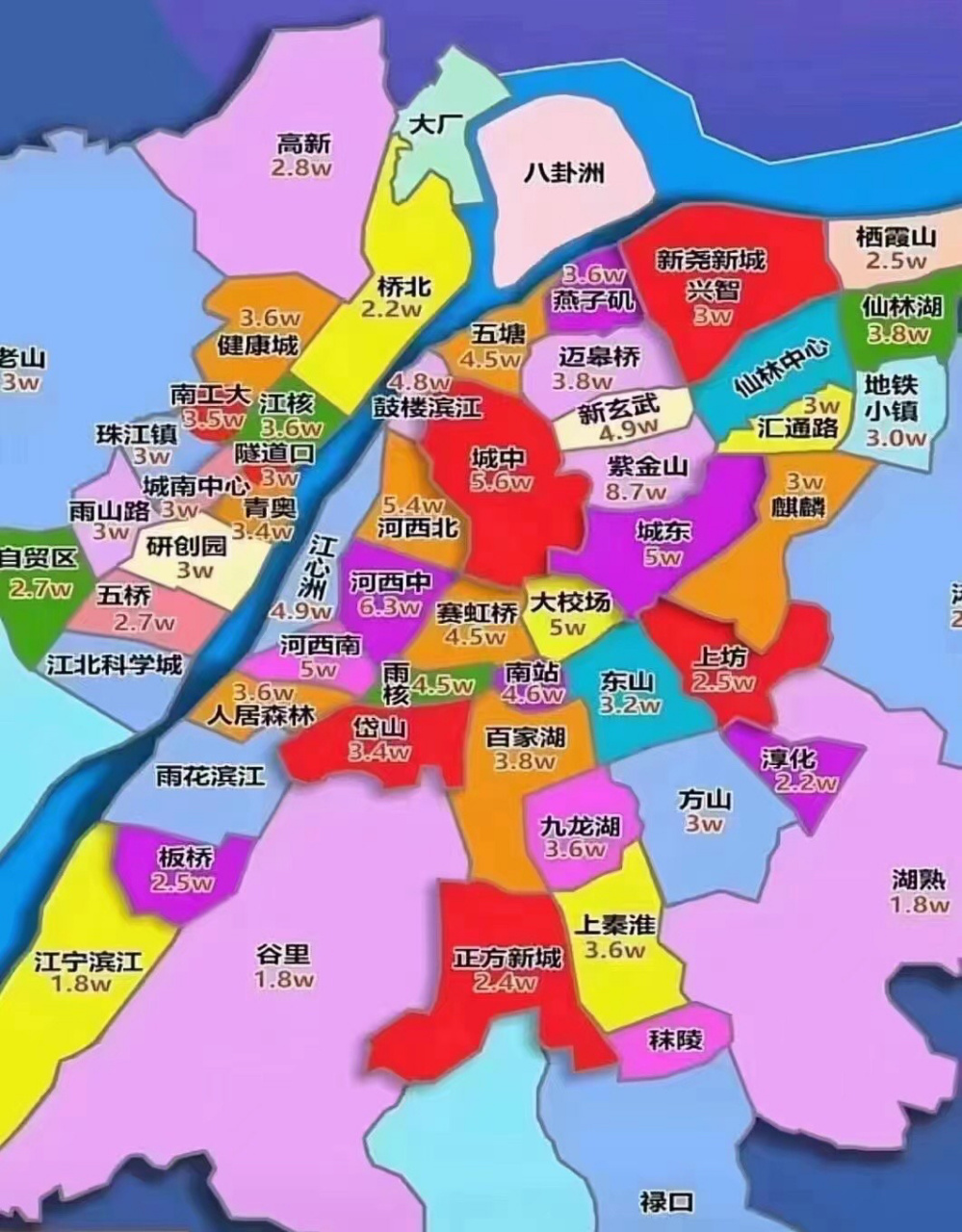 南京市区地图最新版本图片