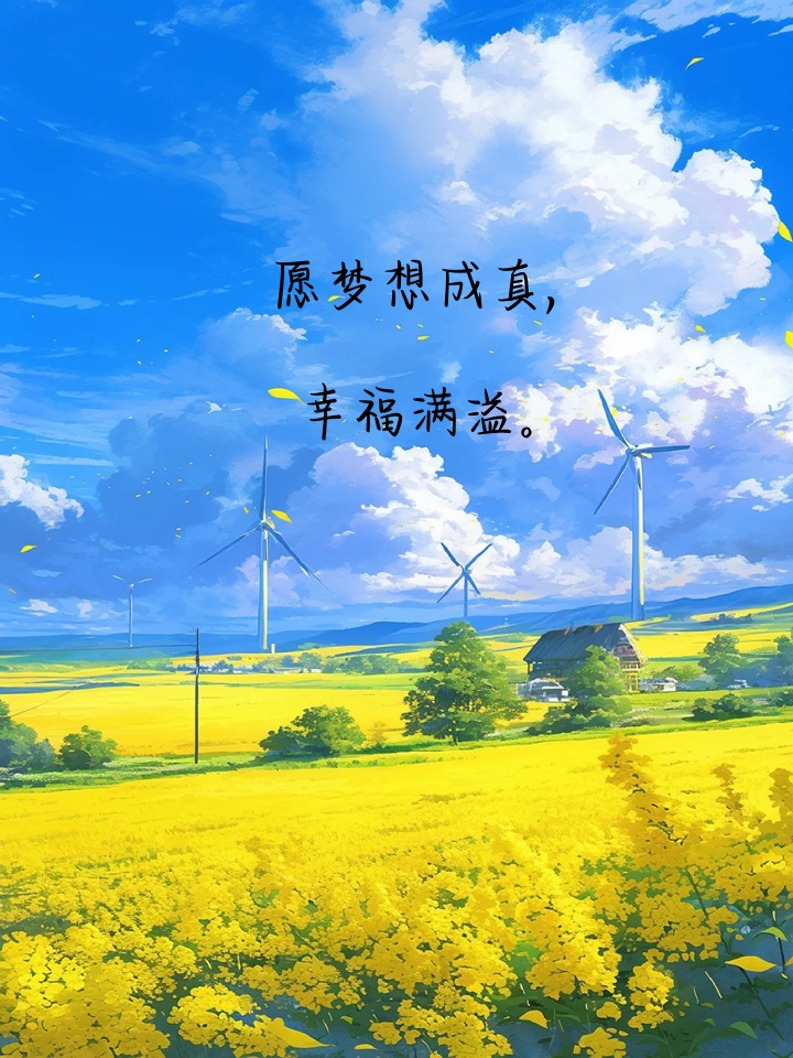 2. 愿时光温柔,岁月静好. 3. 愿生活如诗如画,美好长存. 4.