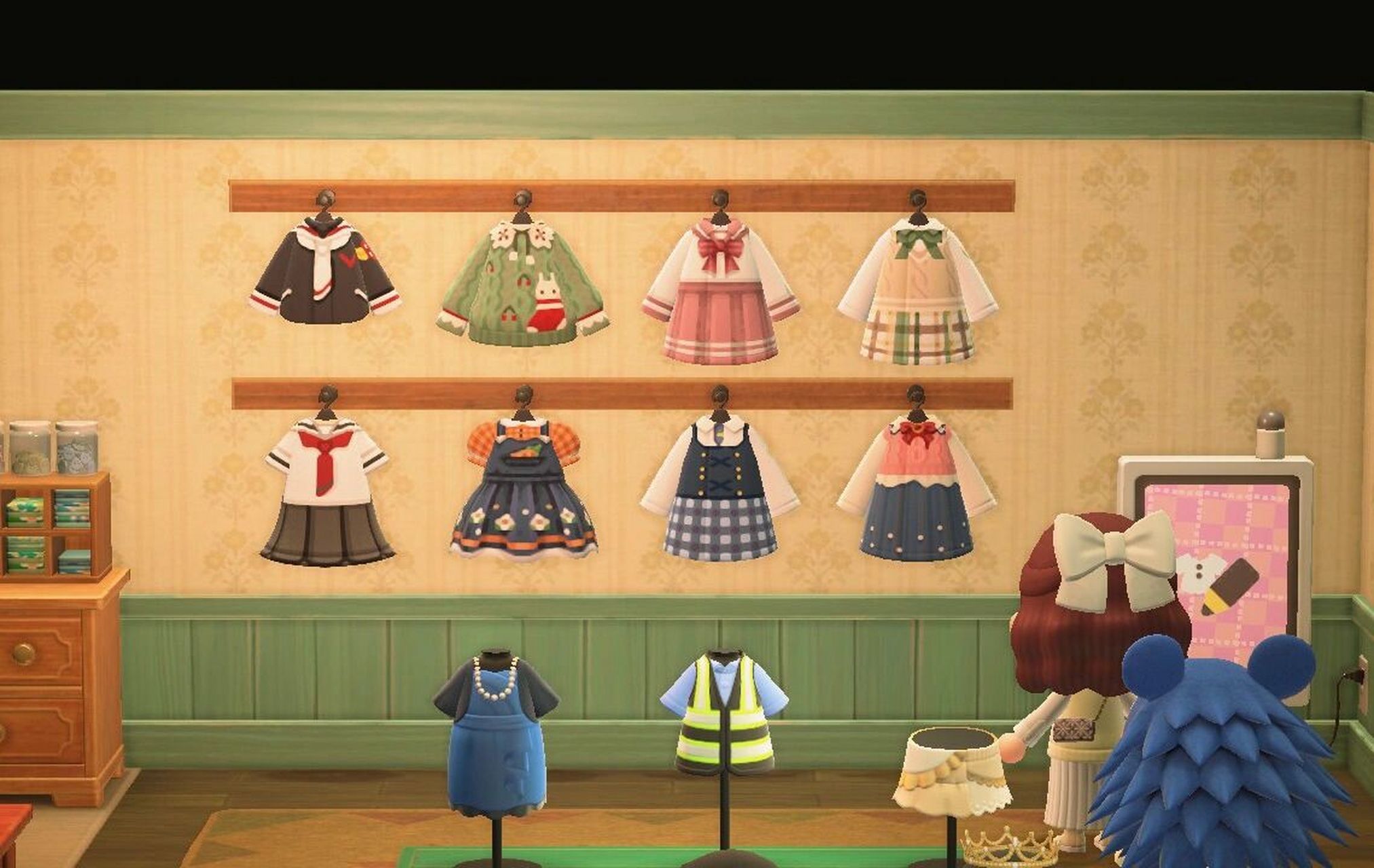 动森‖给服装店挂上衣服啦!