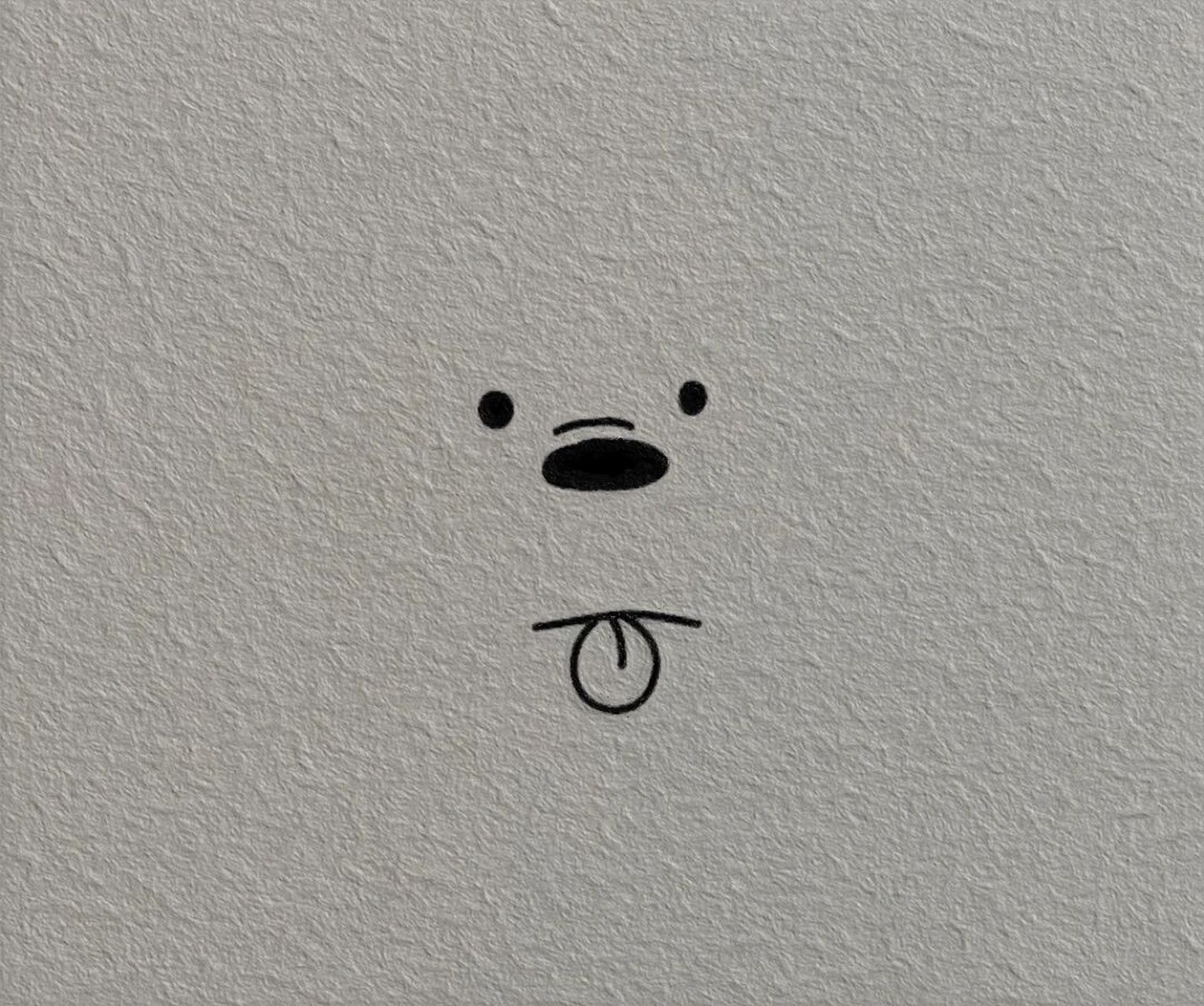 "哈哈,打不着我" 简笔画分享/咱们裸熊白熊/简笔画/可爱卡通/手账素材