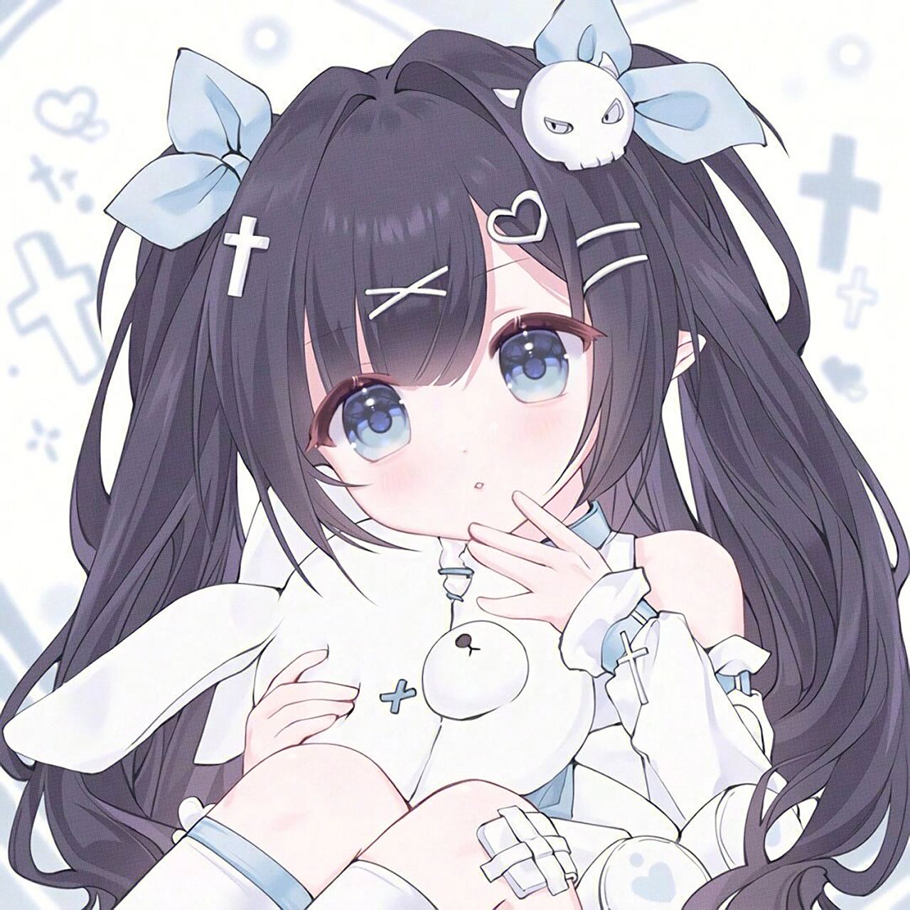 动漫双马尾头像女生头像