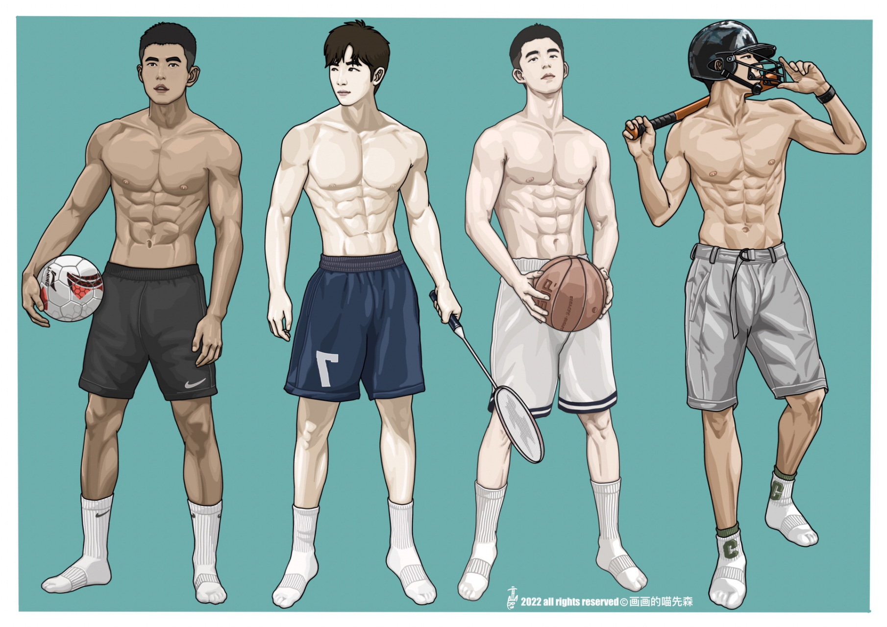 画999个小哥哥 体育生①