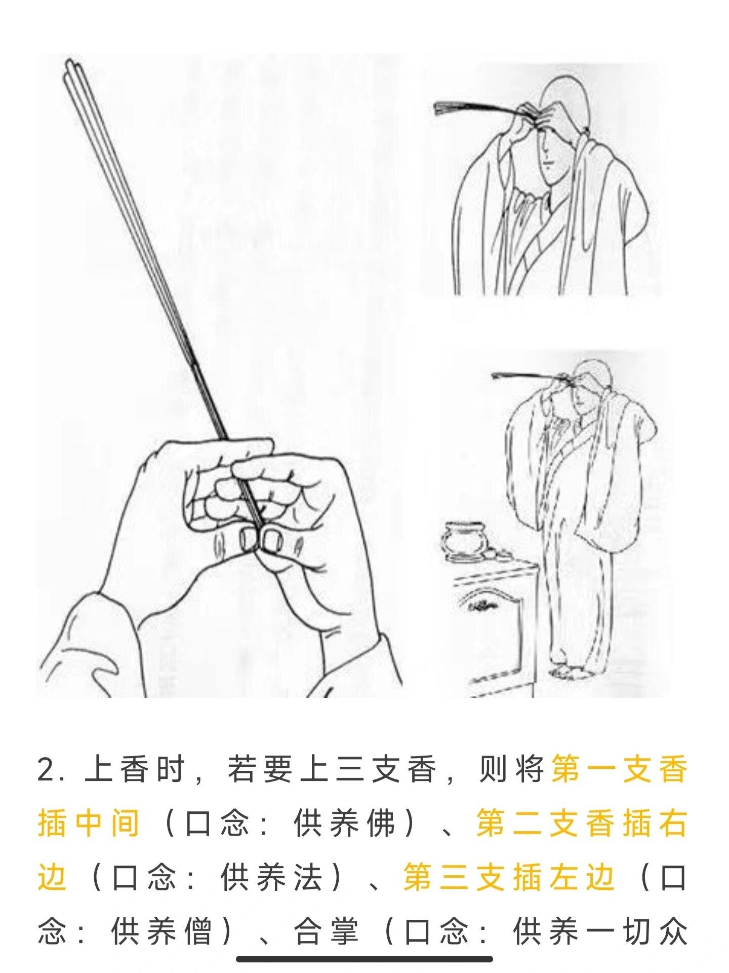 点香简笔画图片