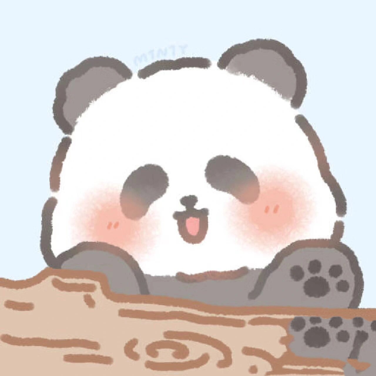 原创可爱小熊猫卡通头像,还不速速收藏