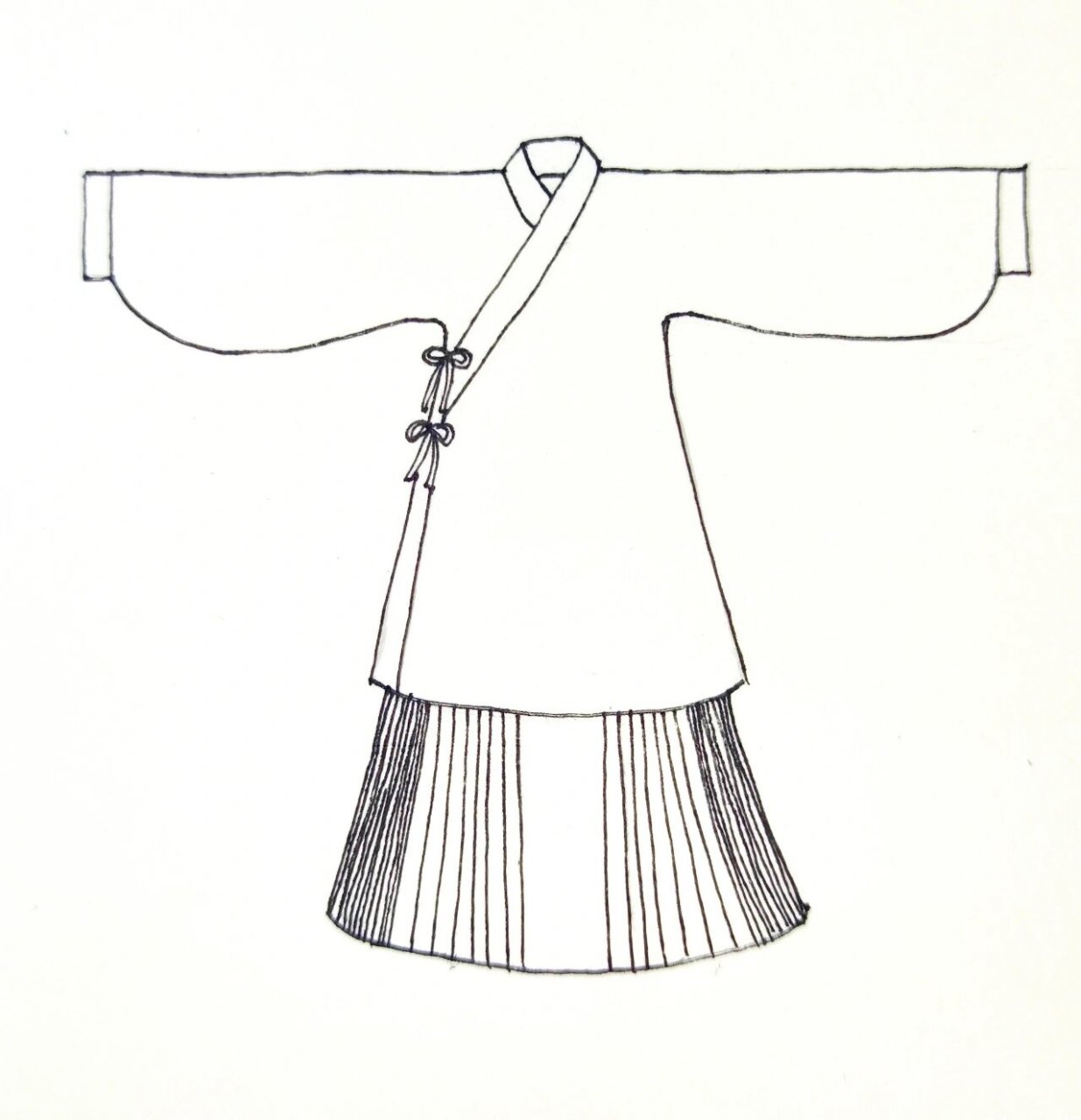 汉服分享之一:上衣下裳 上衣下裳是中国古代服饰最具代表性的制式之一
