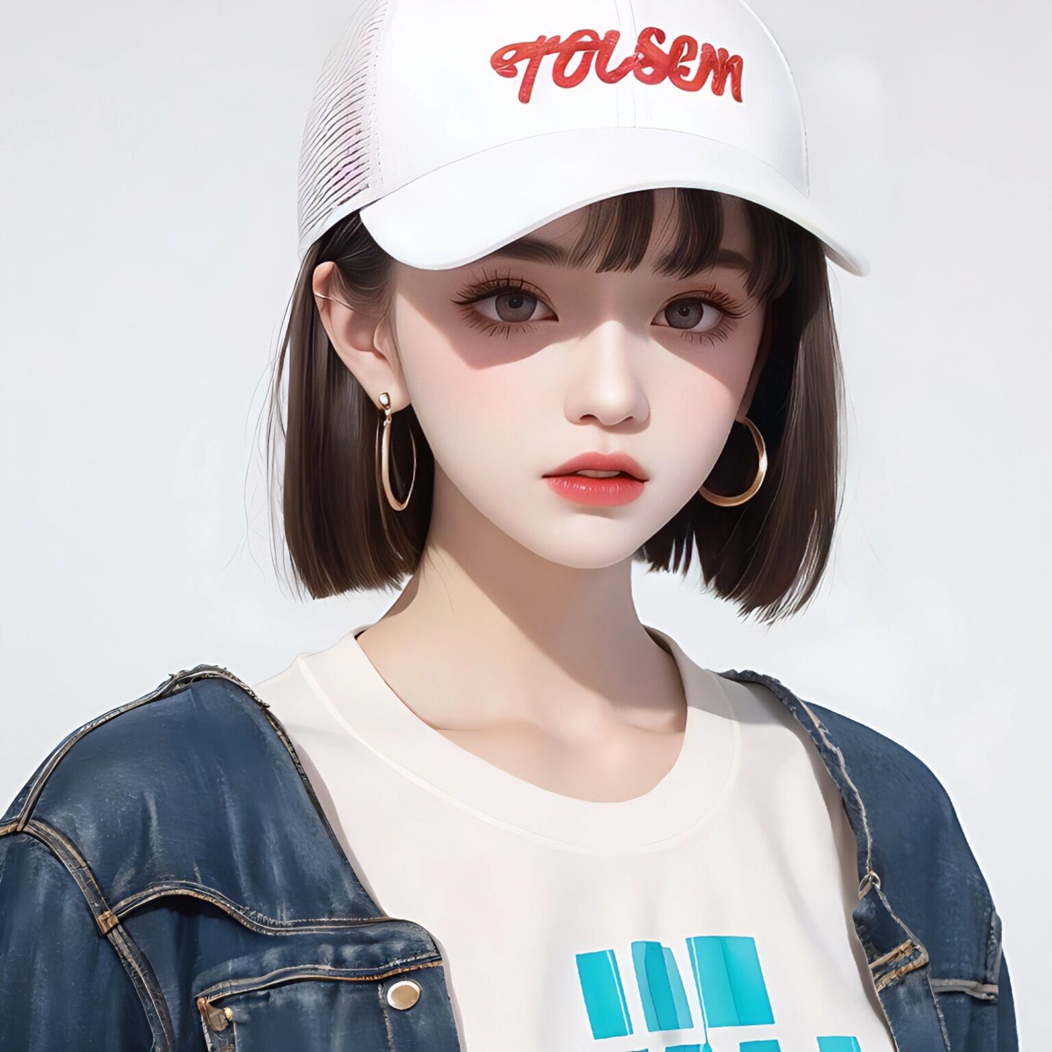 棒球帽头像来啦,女生头像ai头像