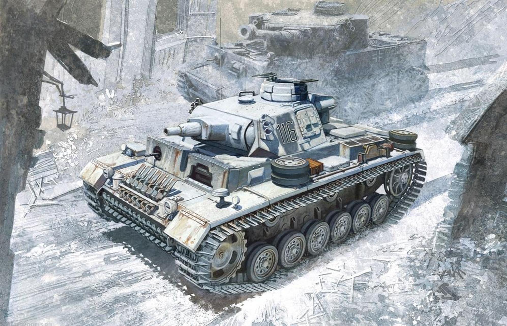 二战德军战叁封绘欣赏,可是高清的哦:虽然这战车在波兰,低地国家和