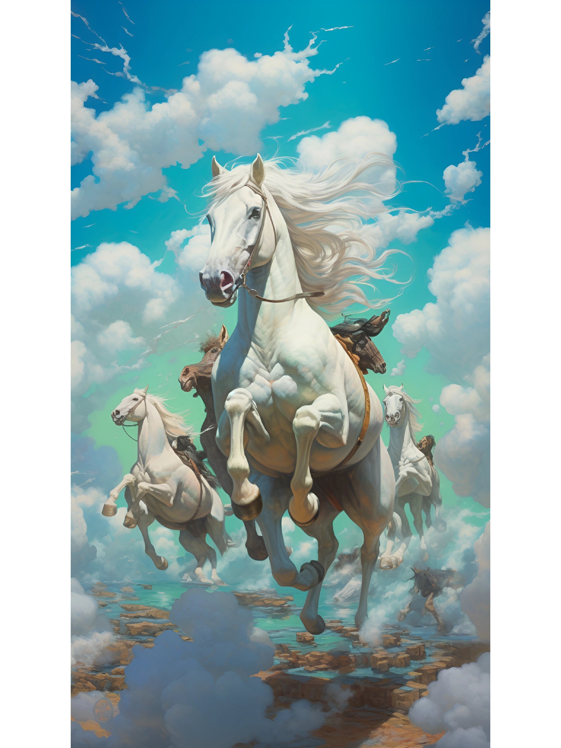 万马奔腾 千军万马,腾云驾雾,天兵天将