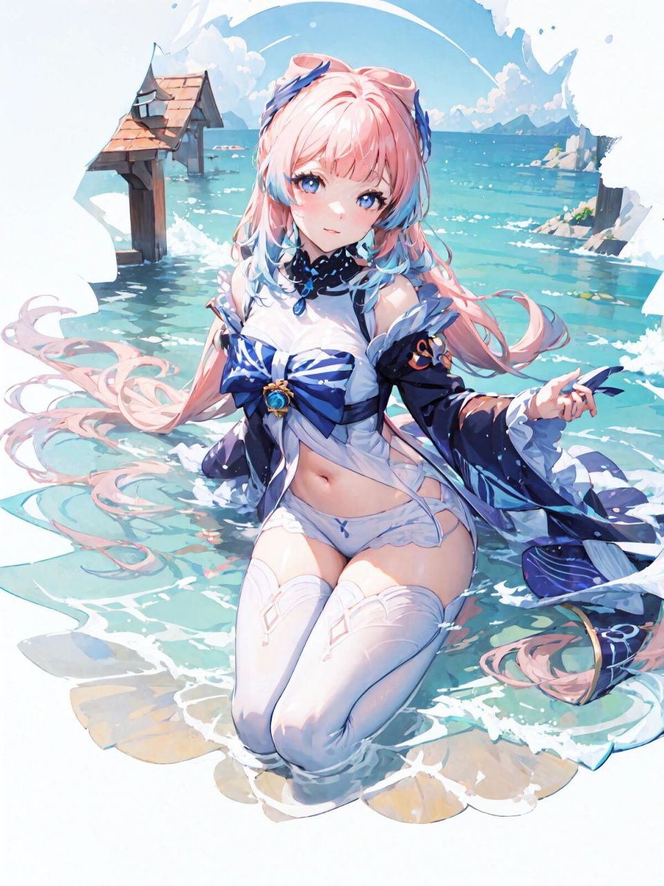 原神立绘 | 珊瑚宫心海