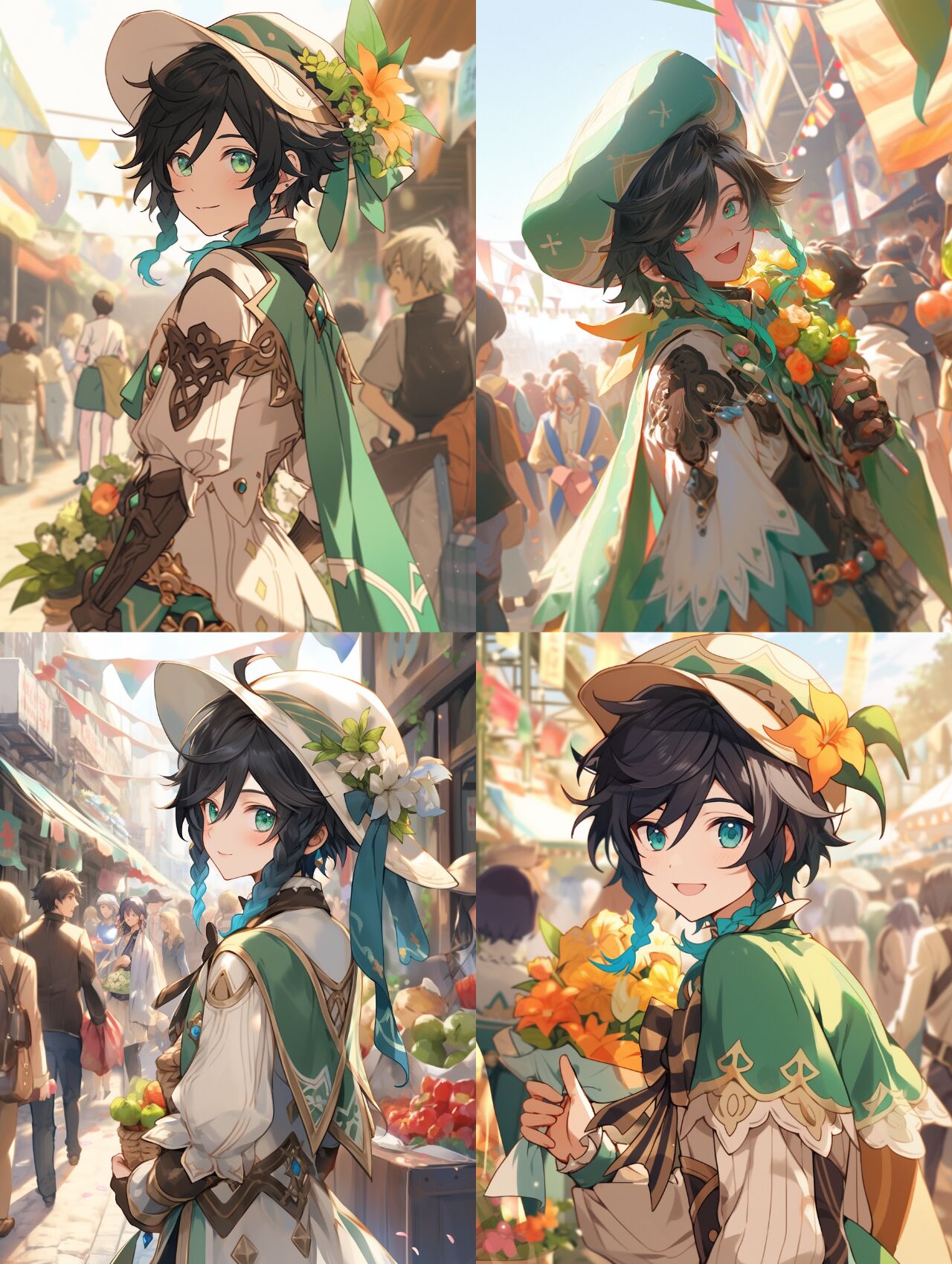 精品美图 自由城邦蒙德的建立者,"尘世七执政"中的风神,为了让蒙德