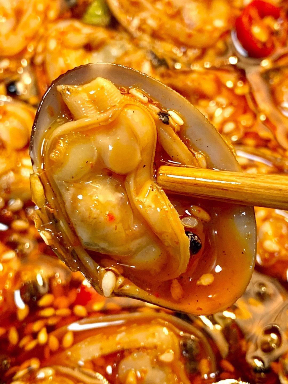 捞汁花甲,人闲桂花落,夜静春山空.