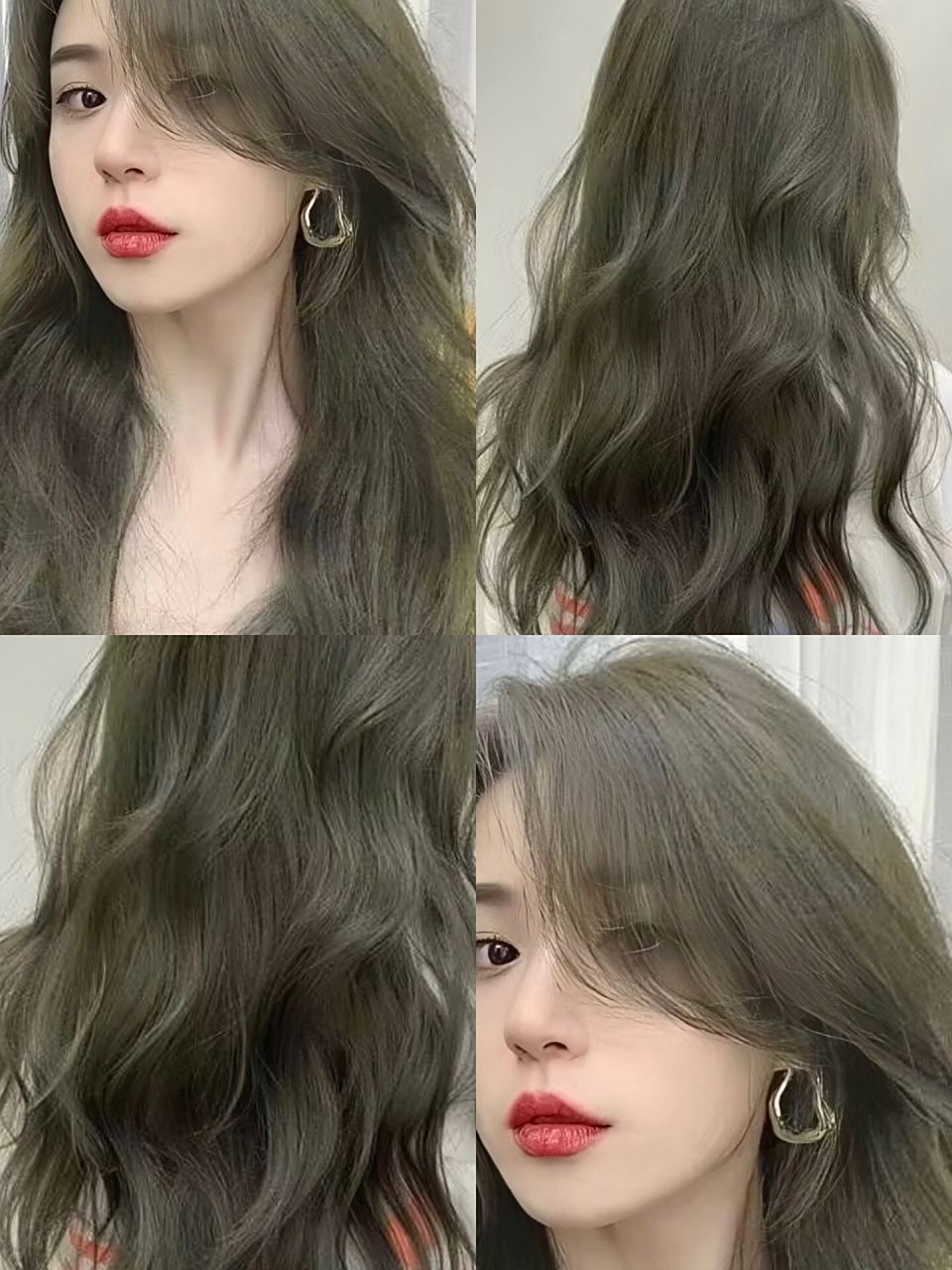 女孩纸一定要尝试一次的发色丨丨青木亚麻灰 发色:青木亚麻灰 染发