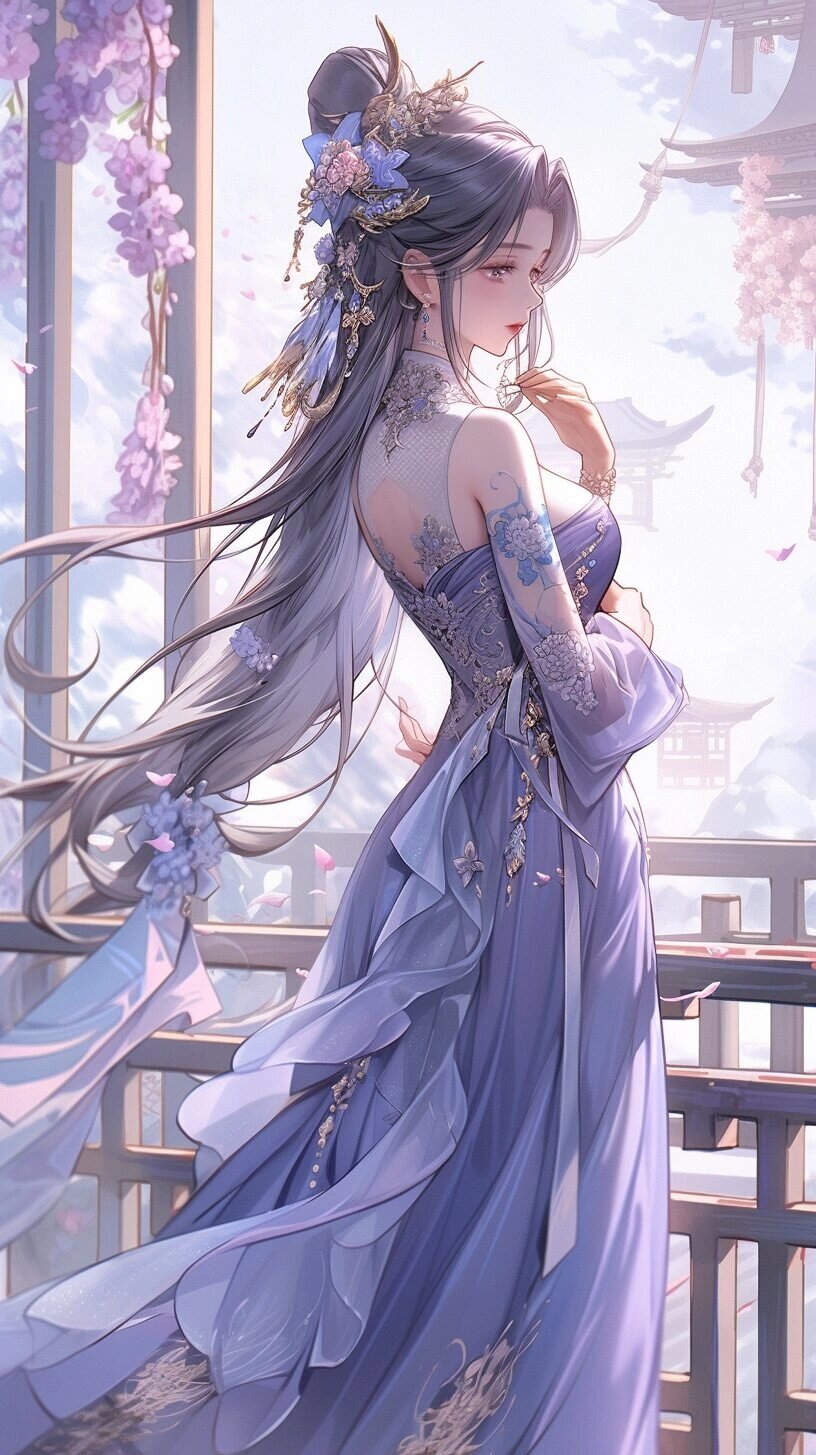 古风二次元女生头像,壁纸