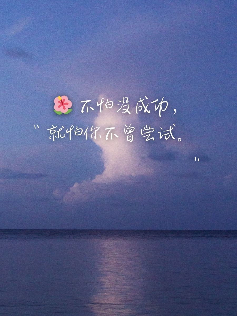 未来可期的励志美句简短  梦想照进现实,每一步都灿烂.