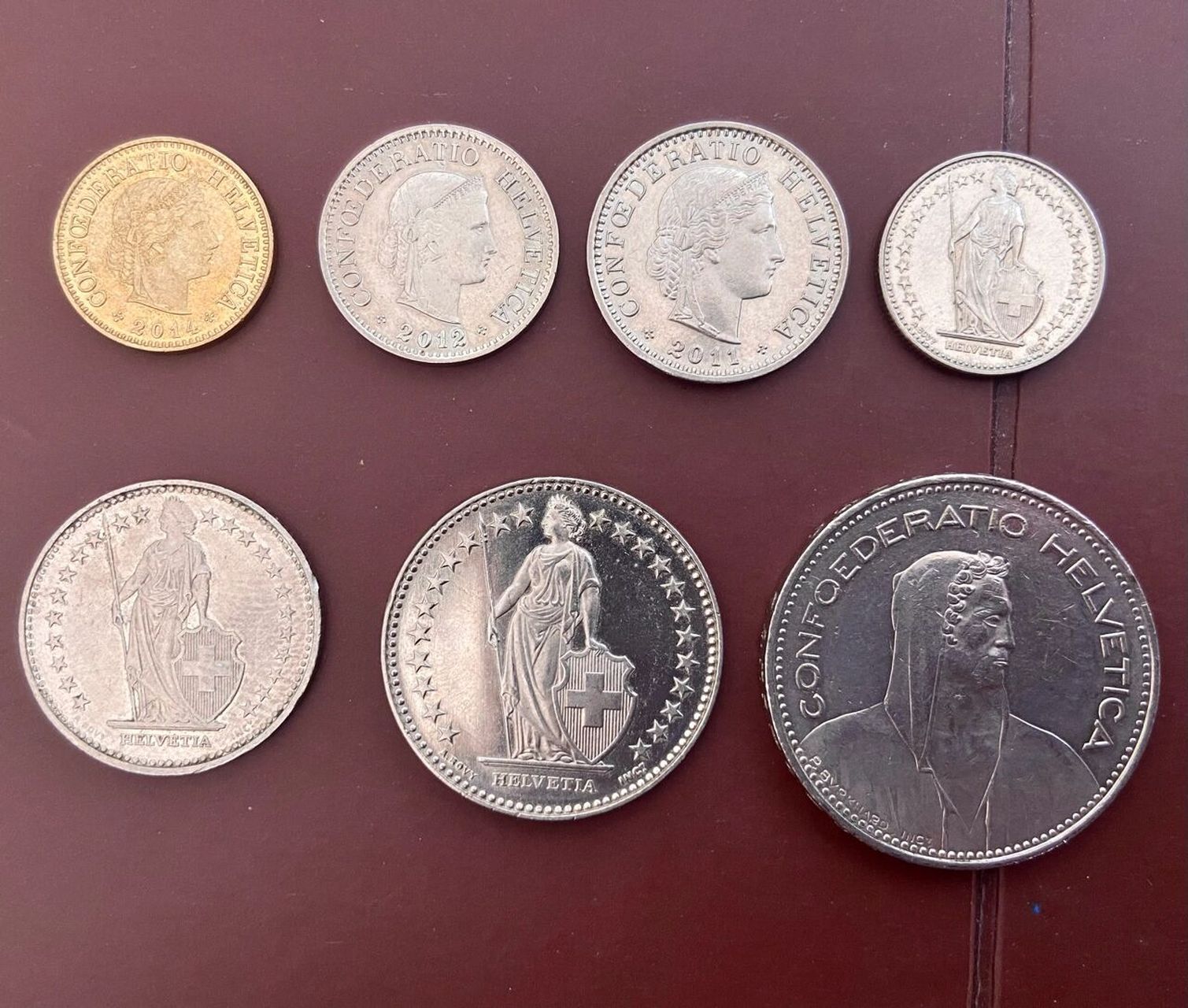 瑞士硬币图片大全图片