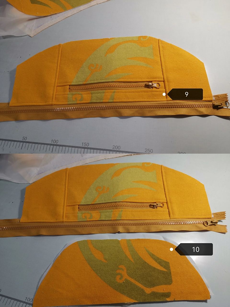 腰包制作过程图 显眼包改造腰包的制作图出来了,图纸前面视频有发的