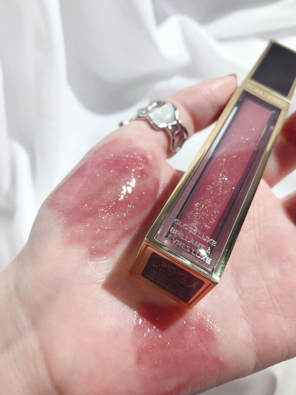 冬季清冷系7615芋泥金闪 tf新品唇蜜23 [费解][费解][费解]水光